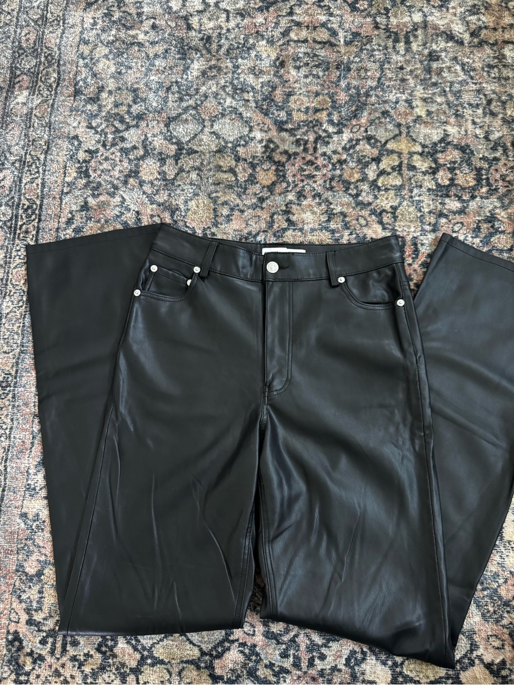 Zara Black Women’s Leather Pants